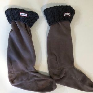Brown hunter boot socks